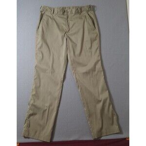 Nike Tech Golf Pants Mens 34x32 Khaki Tour Performance Wicking Stretch Club Prep